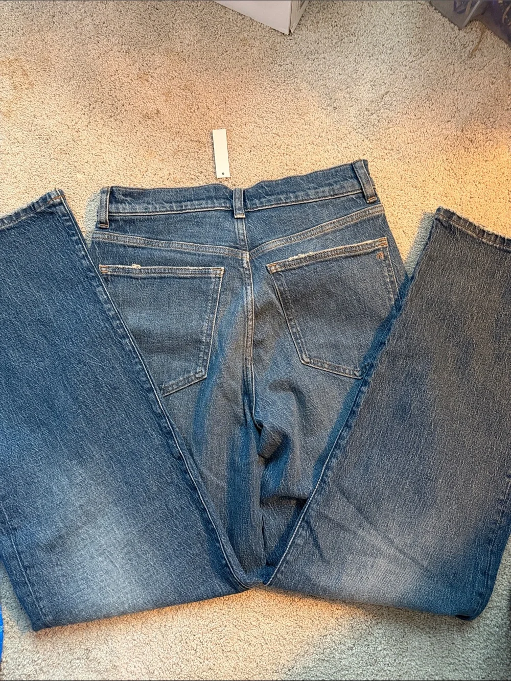 Madewell Wide-Leg Jeans - Blue - Picture 8 of 8